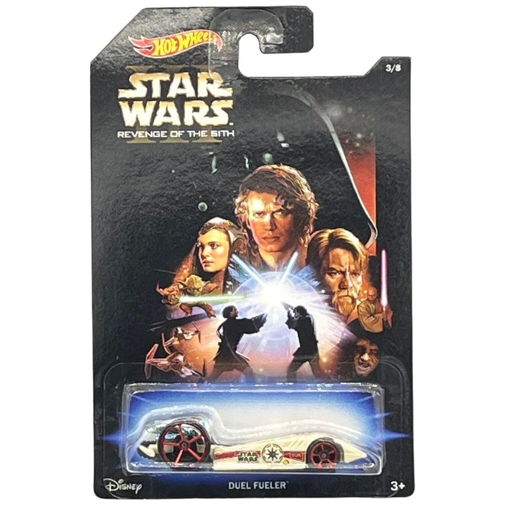 HOT WHEELS Star Wars Movie Series DUEL FUELER Khaki Chrome Red OH5's